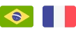 Bandeiras do Brasil e da França